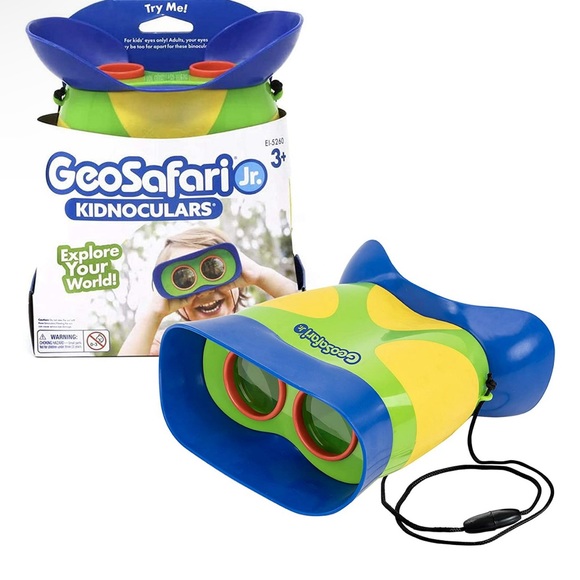 Educational Insights GeoSafari Jr. Kidnoculars 2X Binoculars for Kids - Picture 1 of 3